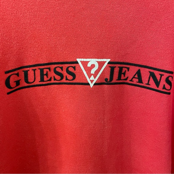 GUESS Red Crewneck - Picture 2 of 6